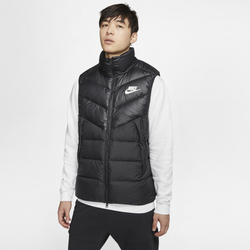 Men's - Nike Down Fill Windrunner Vest - Black/White