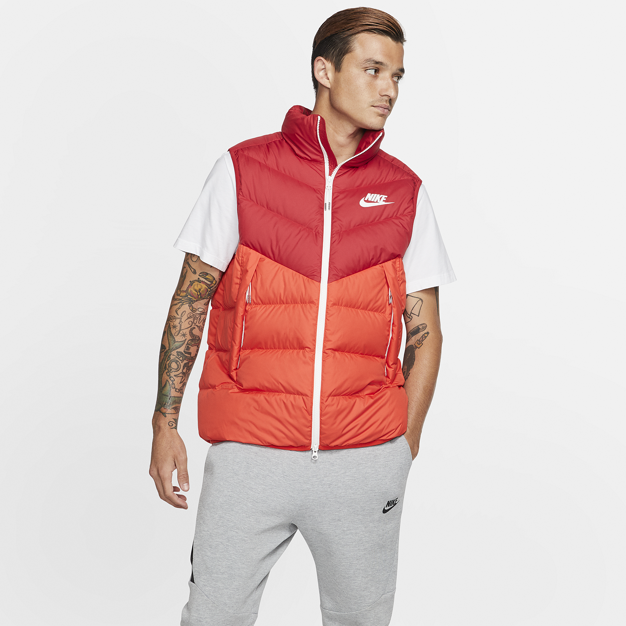 nike down fill vest mens