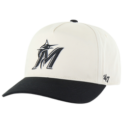 Men's - 47 Brand Marlins Two Tone Hitch Visor - Natural/Black