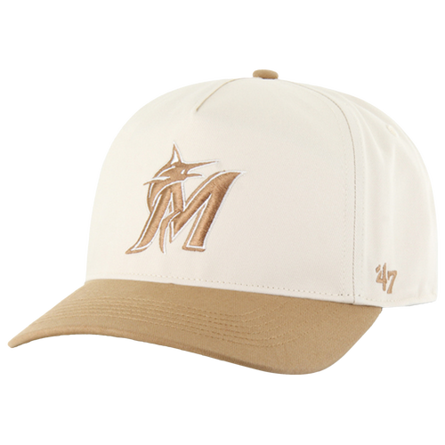 MENS - 47 Brand Marlins Two Tone Hitch Visor - Natural/Camel