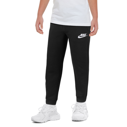 

Nike Boys Nike Club Fleece Joggers - Boys' Grade School Black/Black/White Size L