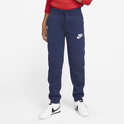 Boys' Grade School - Nike Club Fleece Jogger Pants - Midnight Navy/Midnight Navy/White