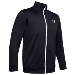 Men's - Under Armour Sportstyle Tricot F/Z Jacket - Black/White