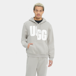 Men's - UGG Charles Chopd Hoodie - Grey/Grey
