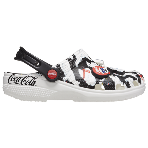 Shop Crocs Mens  Coca-cola Classic Polar Bear Clogs In White/black