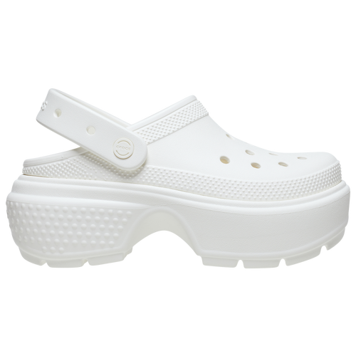 

Womens Crocs Crocs Stomp Clogs - Womens Shoe Chalk/White Size 06.0