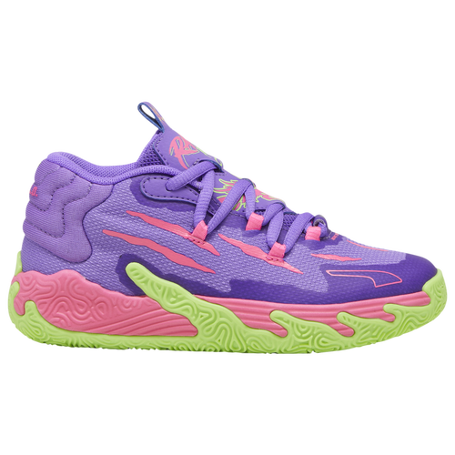 

PUMA Boys Lamelo Ball PUMA MB.03 Toxic - Boys' Preschool Running Shoes Green/Purple Size 12.0