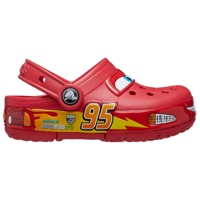 Crocs Toddler Cars Lightning McQueen Classic Clogs - RED/RED