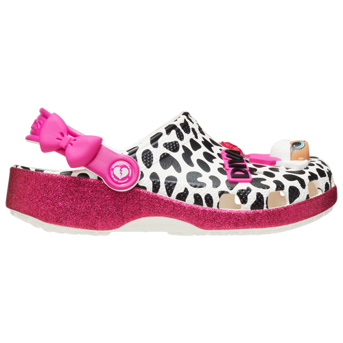 GIRLS - Crocs LOL Surprise Diva Classic Clogs - Black/White Pink