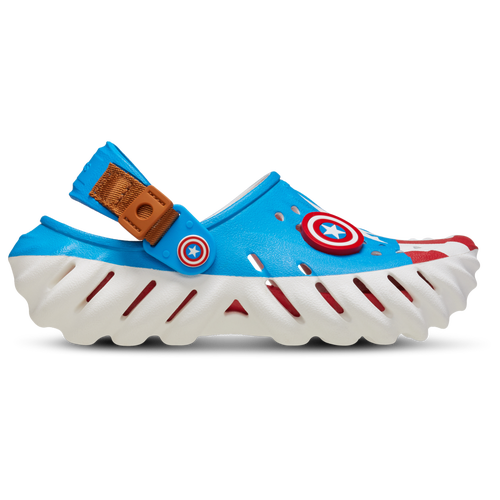 

Crocs Boys Crocs Echo Captain America - Boys' Grade School Shoes White/Blue/Red Size 6.0