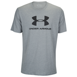 Men's - Under Armour Sportstyle Logo T-Shirt - Steel Light Heather/Black