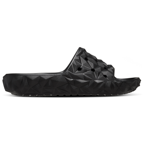Shop Crocs Mens  Classic Geometric Slide V2 In Black