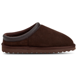 Men's - Timberland Genuine Suede Clog With Padded Pu Cuff - Dark Chocolate