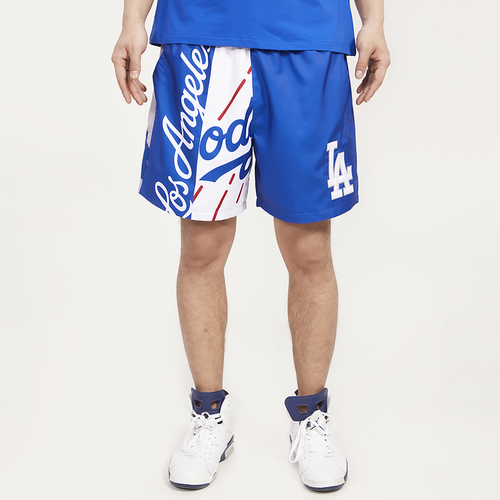 Pro Standard Mens  Dodgers Mesh Woven Shorts In Blue