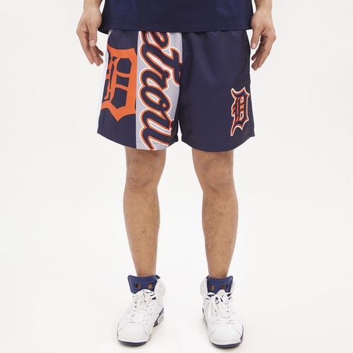 

Pro Standard Mens Pro Standard Tigers Mash Woven Shorts - Mens Navy Size L