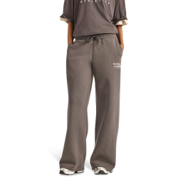 Women's - New Balance Trackside Fleece Pants - Black Cement