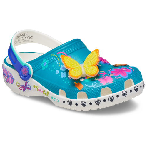 Girls teal crocs store