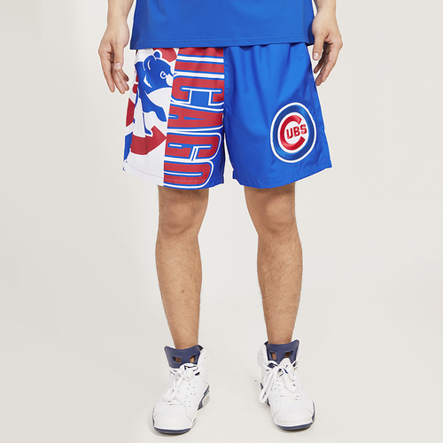 Pro Standard Mens  Cubs Mash Woven Shorts In Blue