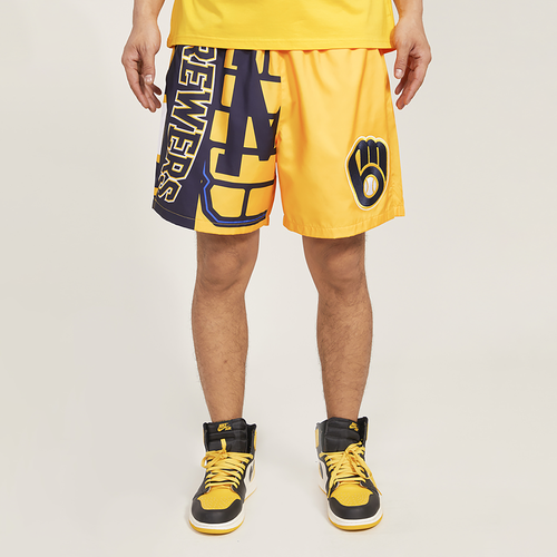 

Pro Standard Mens Pro Standard Brewers Mash Woven Shorts - Mens Yellow Size XXL