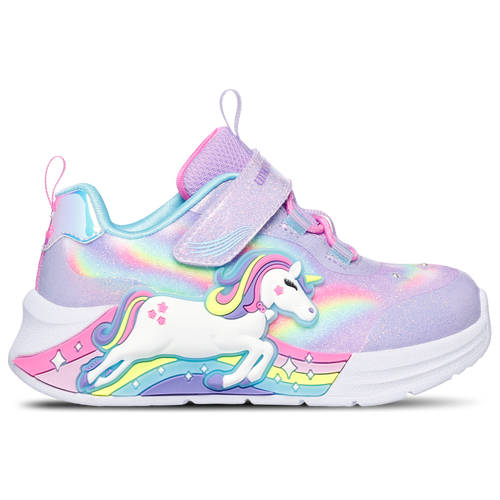 

Girls Skechers Skechers Unicorn Chaser - Girls' Toddler Shoe Purple/Multi Size 09.0