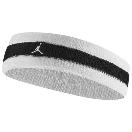 

Jordan Mens Jordan Terry Headband - Mens White/Black/White Size One Size