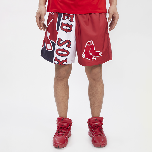 

Pro Standard Mens Pro Standard Red Sox Mesh Woven Shorts - Mens Red Size M