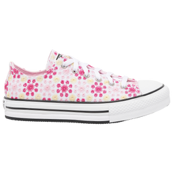 Girls' Grade School - Converse All Star Platform Low Top  - White/Floral