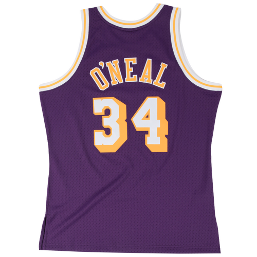 Shop Mitchell & Ness Mens Shaquille O'neal  Supersonics Swingman Jersey In Purple