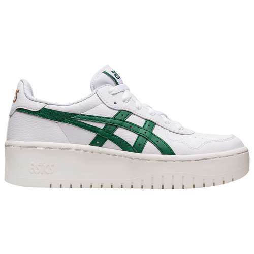 Asics Tiger Womens  Japan S Platform In White/shamrock Green