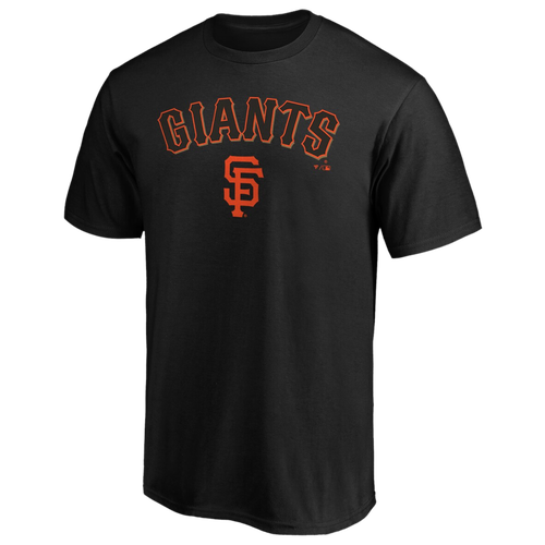 

Fanatics Mens San Francisco Giants Fanatics Giants Logo Lockup T-Shirt - Mens Black/Black Size L