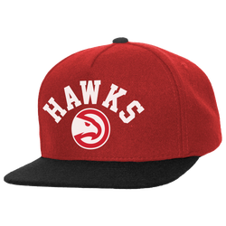 Adult - Mitchell & Ness Hawks Rev Underarch Snap Cap - Red/Black