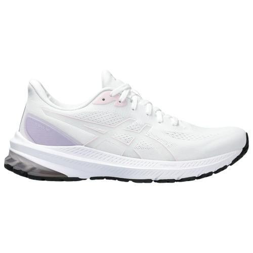 

ASICS Womens ASICS® GT-1000 12 - Womens Running Shoes White/White/Purple Size 6.0