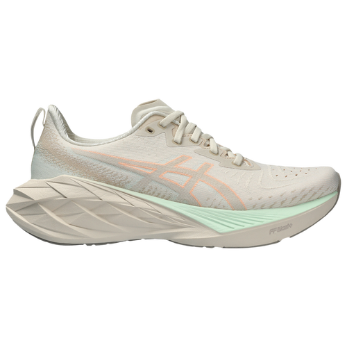 Shop Asics Womens ® Novablast 4 In Moonrock/oatmeal