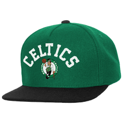 Adult - Mitchell & Ness Celtics Rev Underarch Snap Cap - Green/Black