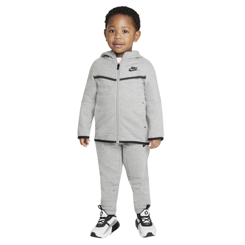

Nike Girls Nike Tech Fleece Set - Girls' Toddler Dark Grey Heather/Black Size 2T