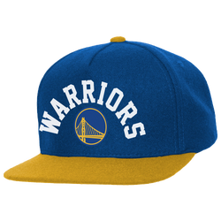 Adult - Mitchell & Ness Warriors Rev Underarch Snap Cap - Royal/Yellow