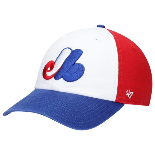 

47 Brand Mens Montreal Expos 47 Brand Expos Cooperstown Collection Adjustable Cap - Mens White/White Size One Size