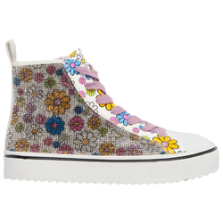 Girls' Preschool - Steve Madden Shake Slides - White/Multi