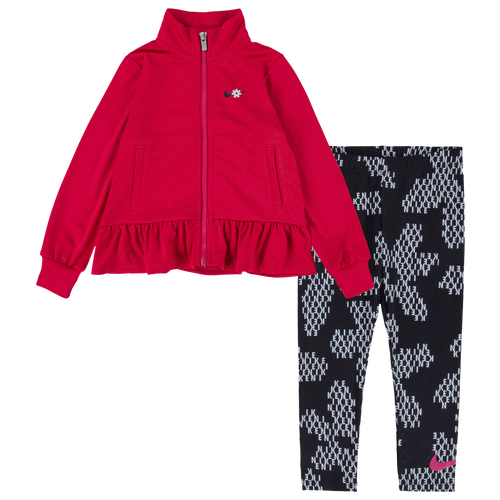 

Girls Nike Nike Sport Daisy Tricot Set - Girls' Toddler Black Size 4T