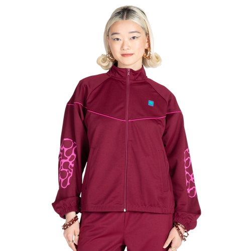 

Melody Ehsani Womens Melody Ehsani Track Jacket - Womens Amoeba Burgundy Size L