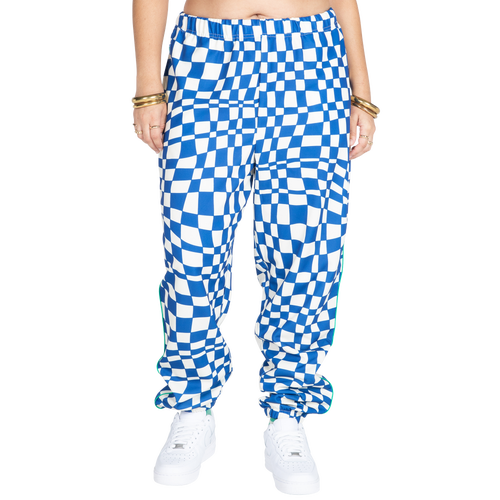 

Melody Ehsani Womens Melody Ehsani Track Pants - Womens Checked Blue Size S