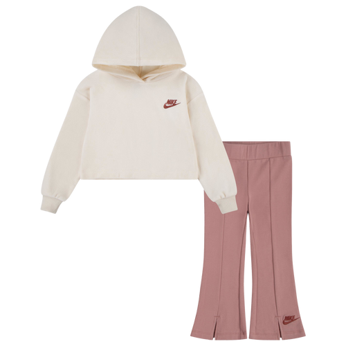 

Girls Infant Nike Nike Home Swoosh Home Hoodie Set - Girls' Infant Red Stardust/White Size 2T