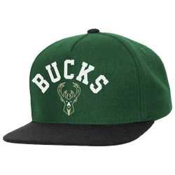 Adult - Mitchell & Ness Bucks Rev Underarch Snap Cap - Green/Black
