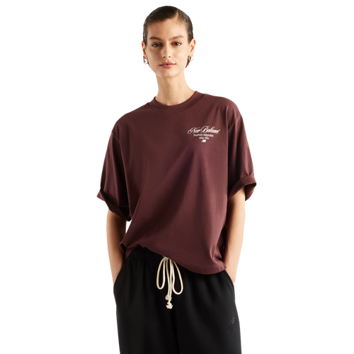  - New Balance Pressed Flower T-Shirt - Cherry Leather