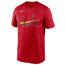 Nike Cardinals Wordmark Legend T-Shirt - Men's Red/Red