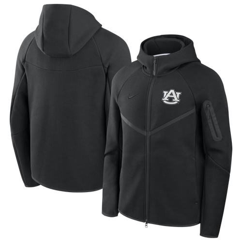 Nike Mens Auburn Tigers NCAA Tech Fleece Full-Zip - - Black