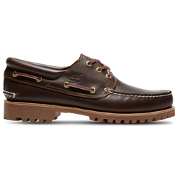 Men's - Timberland Authentics 3-Eye Boat Shoe - Brown
