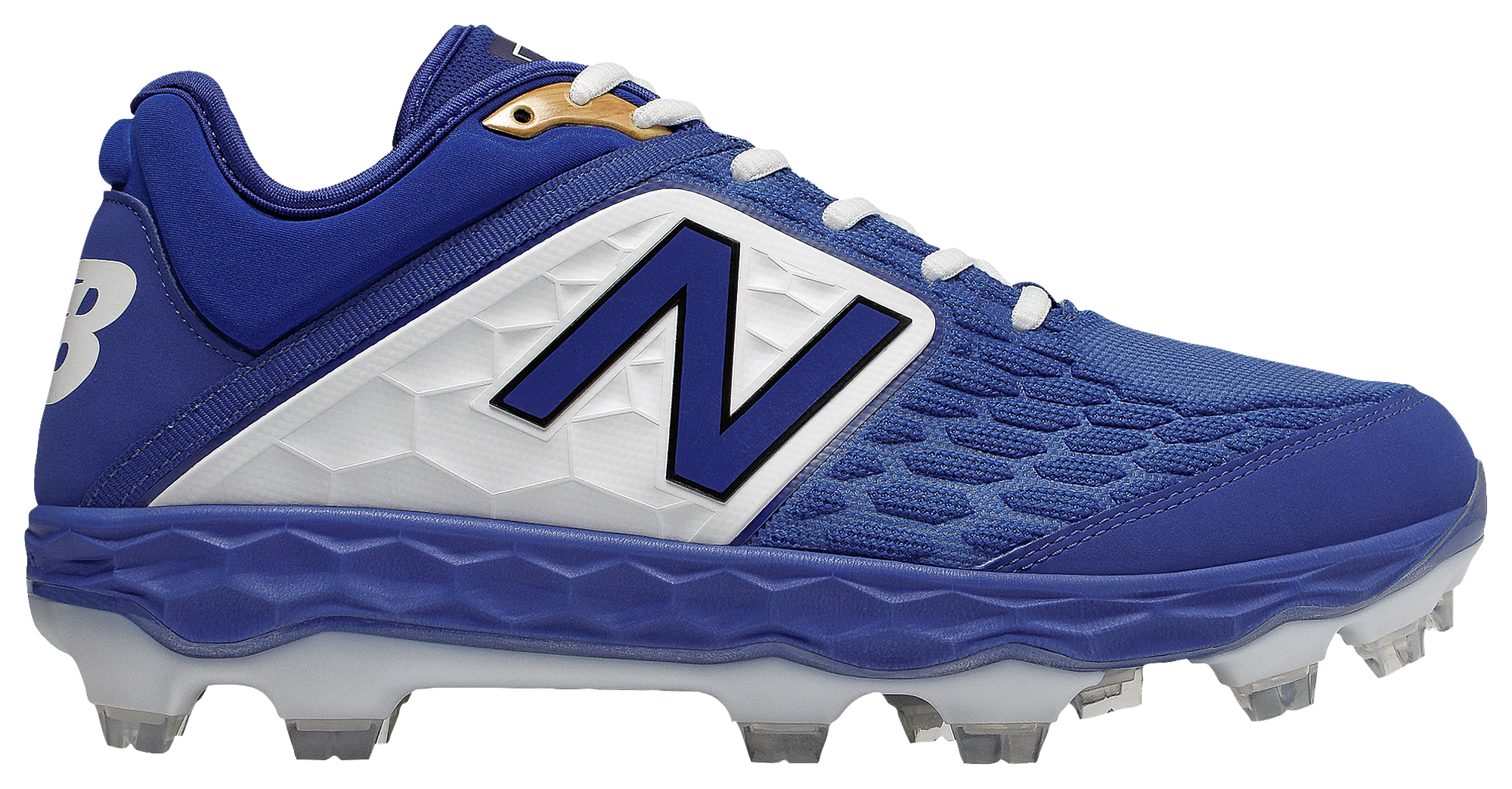 white new balance metal cleats