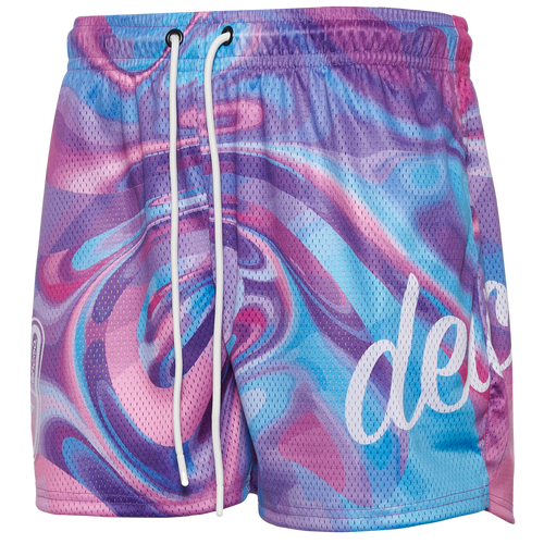 

Deuce Mens Deuce Mesh Shorts Classic - Mens Multi/Pink Size L