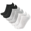 CSG 6PK No Show Socks - Men's White/Grey/Black